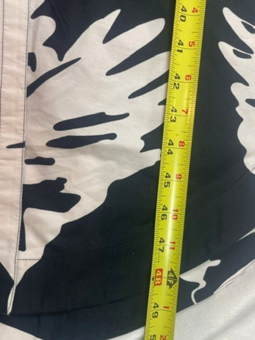 Anthropologie Maeve Women Bird Print Soren Midi Shirt Dress, Black White, Size S - Picture 7 of 8